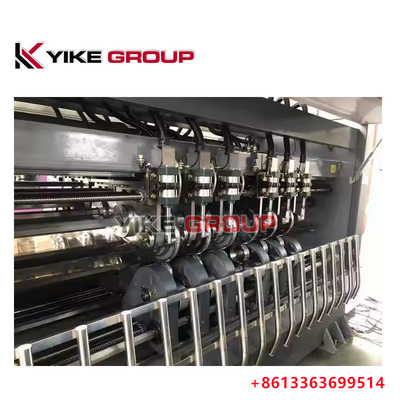 ความเร็ว 200m / นาที 2500MM YIKE GROUP BNC ประเภทอัตโนมัติประเภทกระดาษบาง Slitter Scorer ออนไลน์สําหรับสายการผลิตกระดาษกระบอก