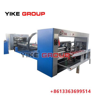 อัตโนมัติกล่อง Folder Gluer เครื่องกับ PP Strapping เครื่องทํากล่องกล่อง