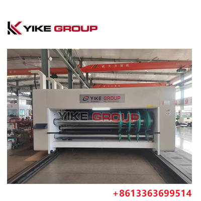 Chain Feeder 2 Color Printer Slotter Die Cutter เครื่องตัดกระปุก เครื่องทํากล่องกล่อง