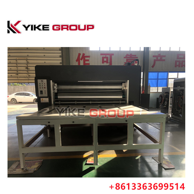 YK-1424 Chain Feeder 2 สี เครื่องพิมพ์ Flexo เครื่องทํากล่องทอ