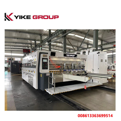 ความเร็วของเครื่องจักรสูงสุด 15000pcs/H เครื่องพิมพ์ Flexo เครื่องสล็อตสําหรับการทํากล่องกล่องกล่อง