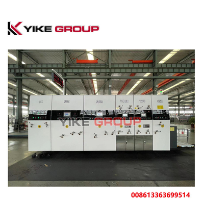 YK-1224 150 ชิ้น/นาที เครื่องพิมพ์ Flexo 4 สี เครื่องสล็อตเตอร์ เครื่องทํากล่องกล่อง
