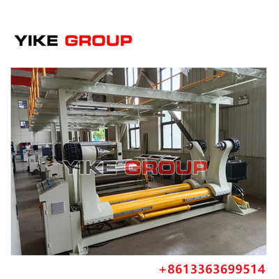 การทํางานกว้าง 2500 MM โรงงานไฮดรอลิก Roll Stand สําหรับความเร็วสูง corrugated การ์ดบอร์ดสายการผลิต