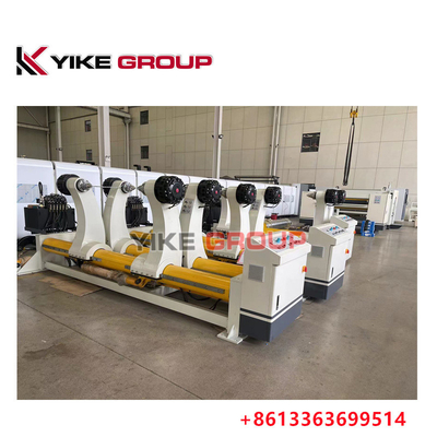 ความกว้าง 2200 มิลลิเมตร ปลดลมไฮดรอลิกไร้ shaftless Mill Roll ยืนสําหรับโรงงานกระดาษ corrugated