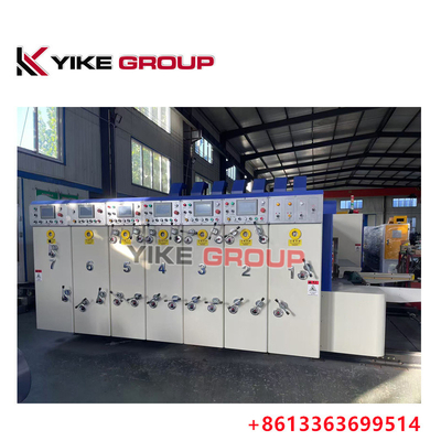 ความเร็วการออกแบบ 150pcs / MinYK-1425 อัตโนมัติ Flexo การพิมพ์ ตัด Die ด้วย slot มีด