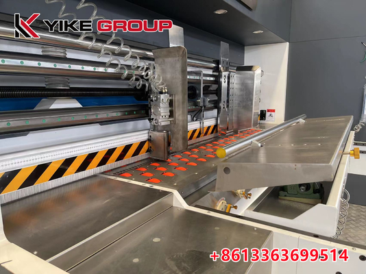 ความเร็วการออกแบบ 150pcs / MinYK-1425 อัตโนมัติ Flexo การพิมพ์ ตัด Die ด้วย slot มีด