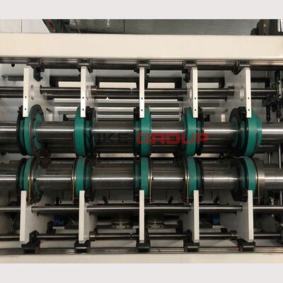 300 ชิ้น / นาทีเครื่องพิมพ์เฟล็กโซความละเอียดสูง Slotter Die Cutter Stacker Machine